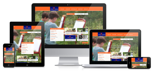 Responsive Collage der Krongutschule Nußbach